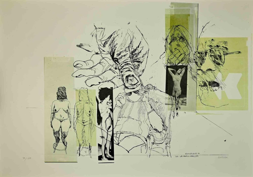 Sergio Barletta, Eros and Thanatos, Etching, 1970s (1 of 3)