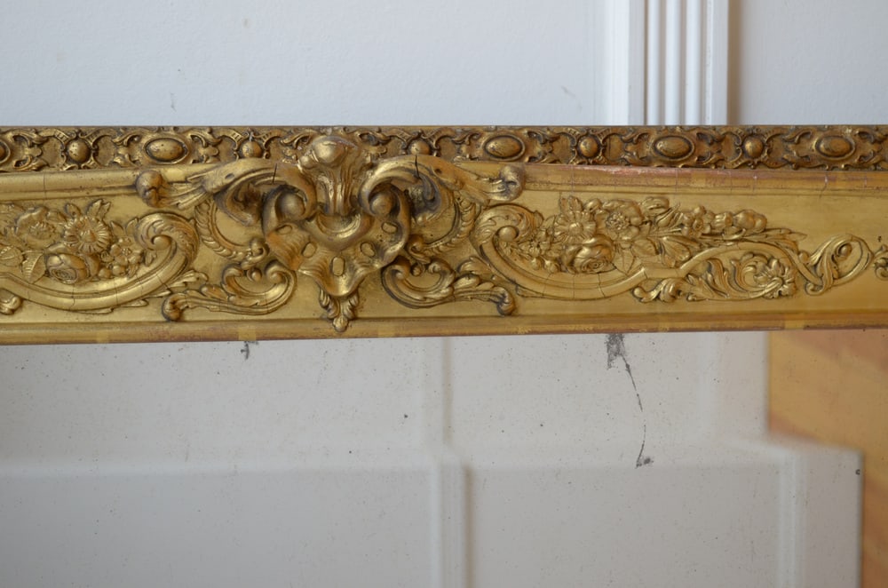 19th Century Leaner or Wall Mirror, 1840s - 12