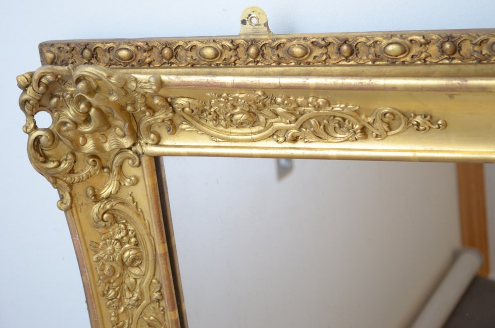 19th Century Leaner or Wall Mirror, 1840s - 17