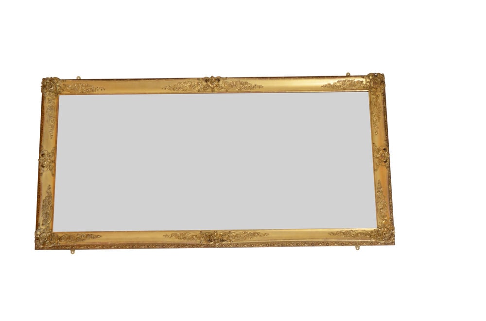 19th Century Leaner or Wall Mirror, 1840s (1 of 20)