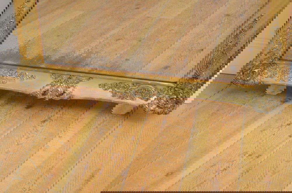 19th Century Leaner or Wall Mirror, 1840s - 6