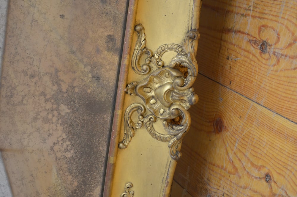 19th Century Leaner or Wall Mirror, 1840s - 7