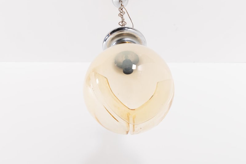Italian Modern Hanging Lamp from Mazzega, 1970s - 4