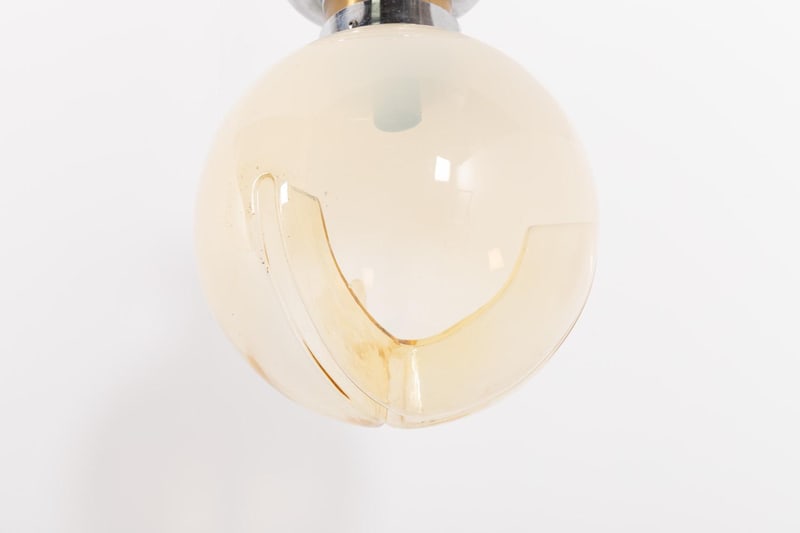 Italian Modern Hanging Lamp from Mazzega, 1970s - 5