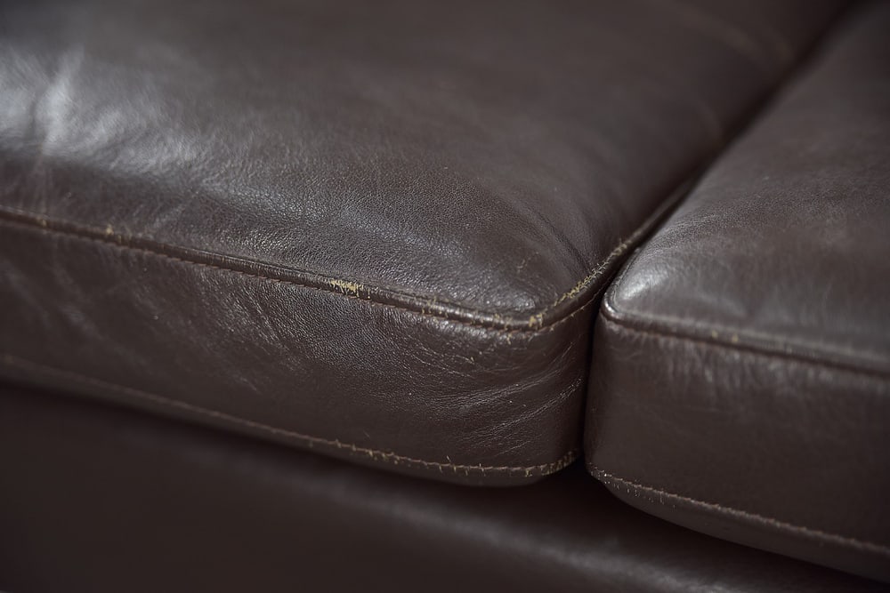 3-Seater Chocolate Leather Sofa, 1960s - 12