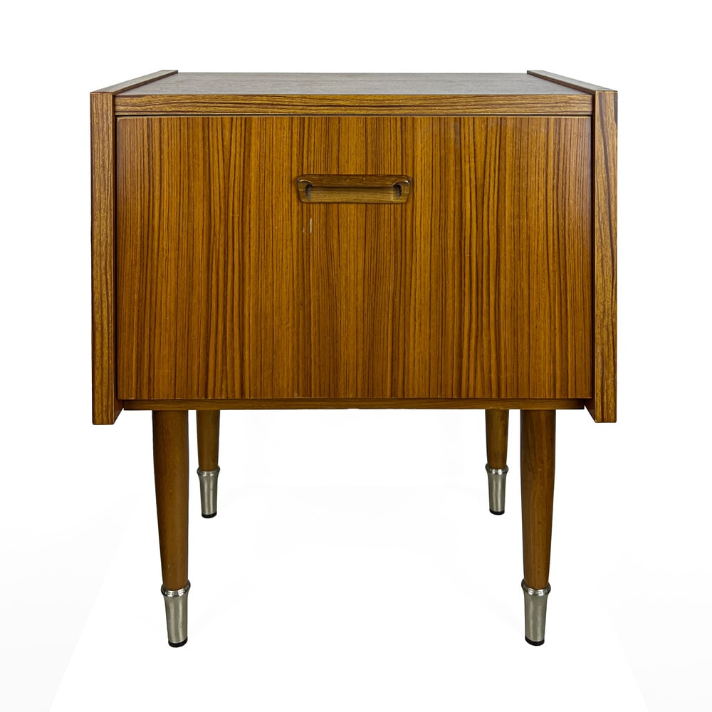 Mid-Century Modern Scandinavian Side Table, 1960s: Country of Manufacture: Denmark Design Period: 1960 to 1969 Production Period: Unknown Restoration and Damage Details: Light wear consistent with age and use Additional Condition Information: Very