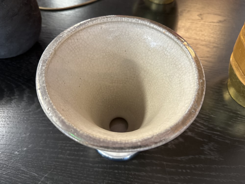 Vase in Cracked Ceramic by Lucien Brisdoux, 1925 - 2