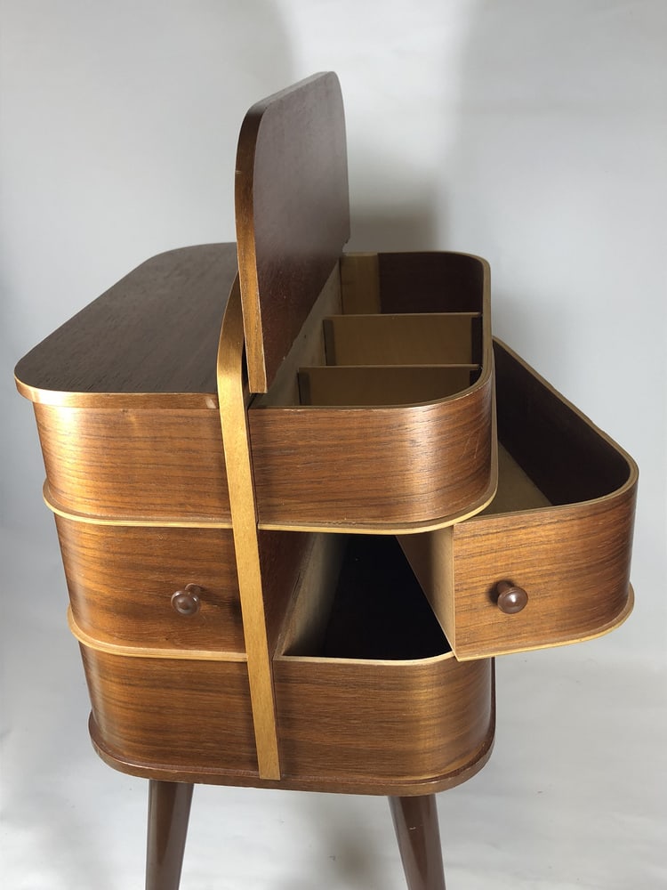 Vintage Danish Sewing Table - 11