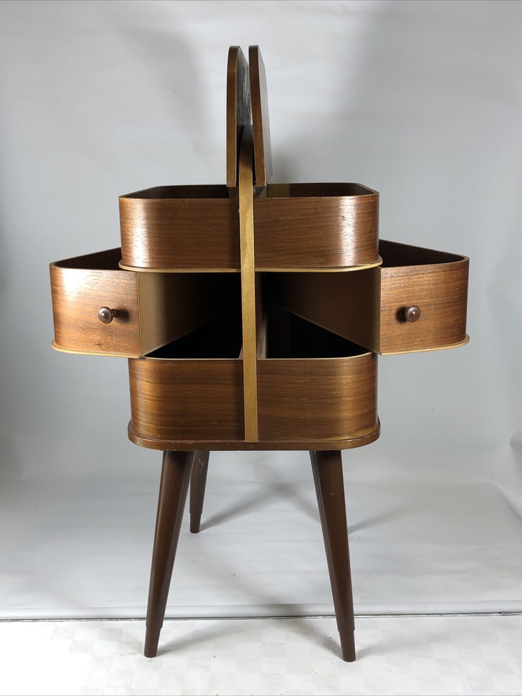 Vintage Danish Sewing Table - 17