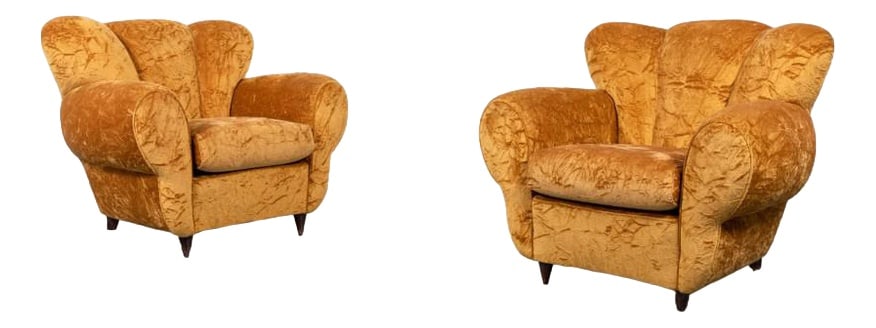 Lounge Chairs from Arredementi Borsani, Set of 2 (1 of 9)