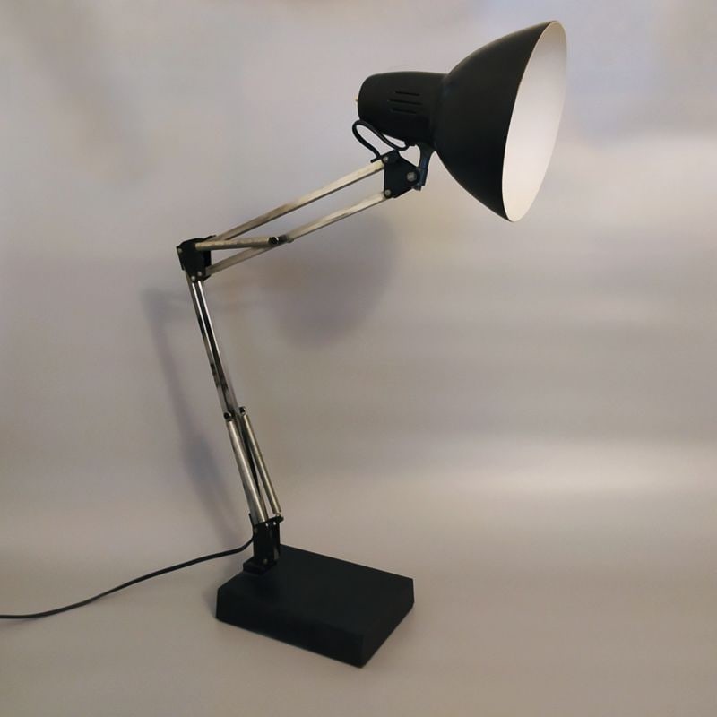Black Table Lamp from Arteluce, 1970s - 3