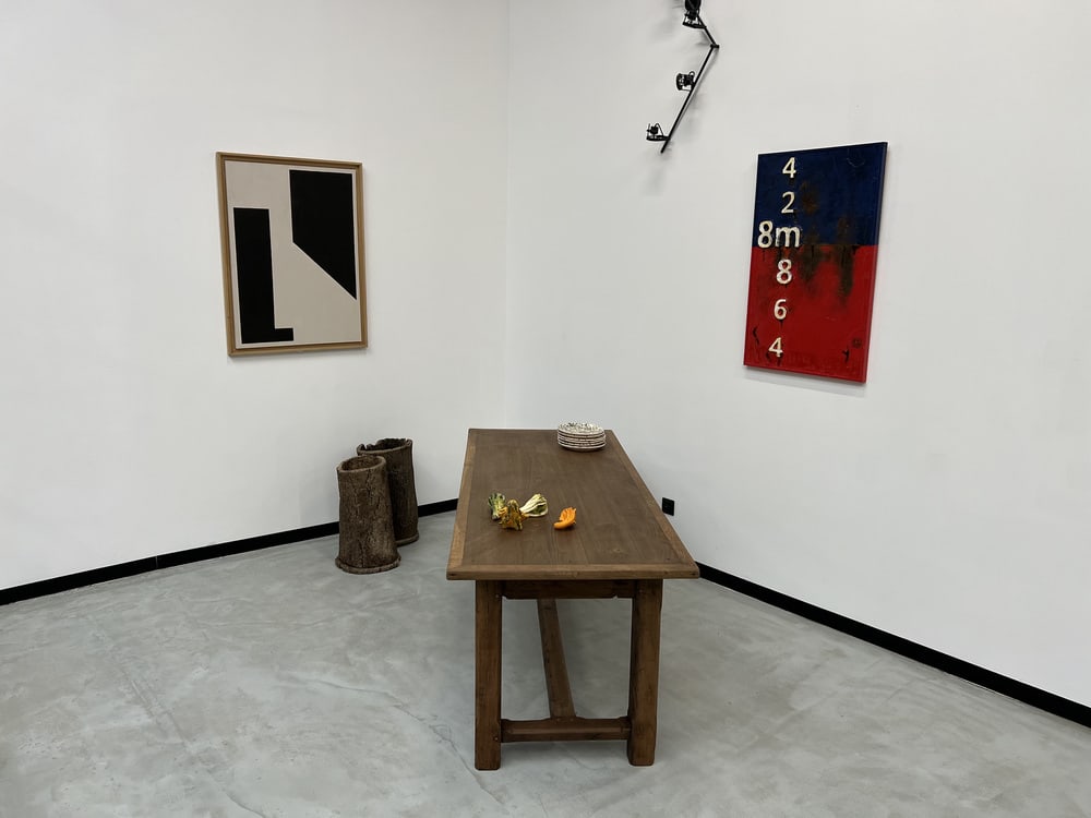 French Farm Table in Oak and Walnut, 1950s - 9