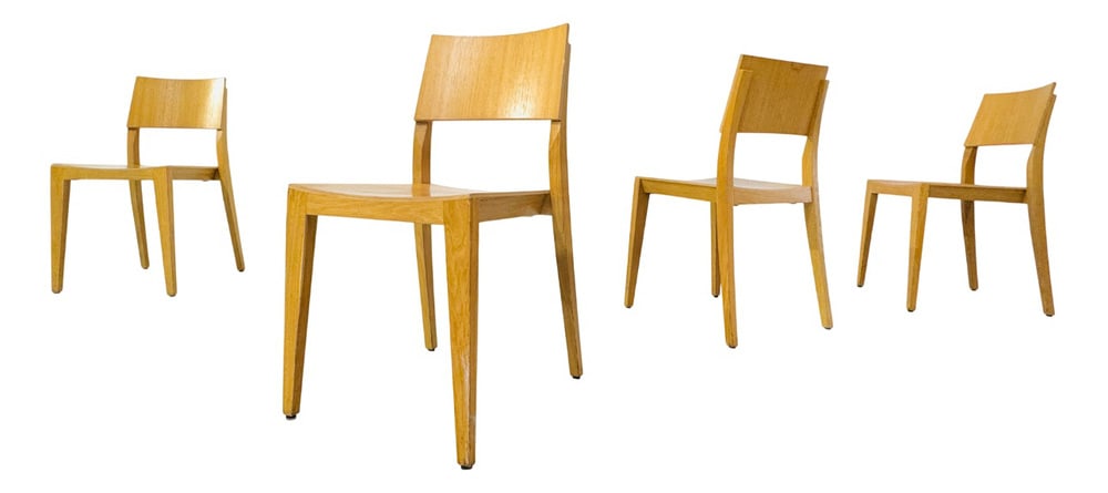 Vintage Danish Dining Chairs, 1980s, Set of 4 (1 of 16)