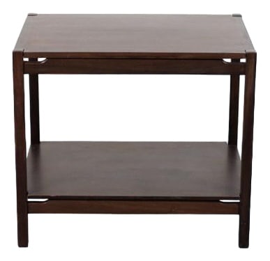 Side Table by Hirozi Fukuoh for Gavina, 1980s: Beautiful Vintage Italian side table/coffee table from Hirozi Fukuoh for Gavina. Executed in varnished walnut, equipped with 2 loose reversible plates where one of them has 1white laminate side.