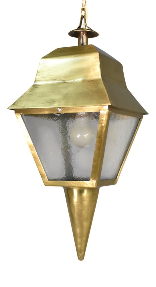 Antique French Exterior Bronze Lantern, 1890s (1 of 20)