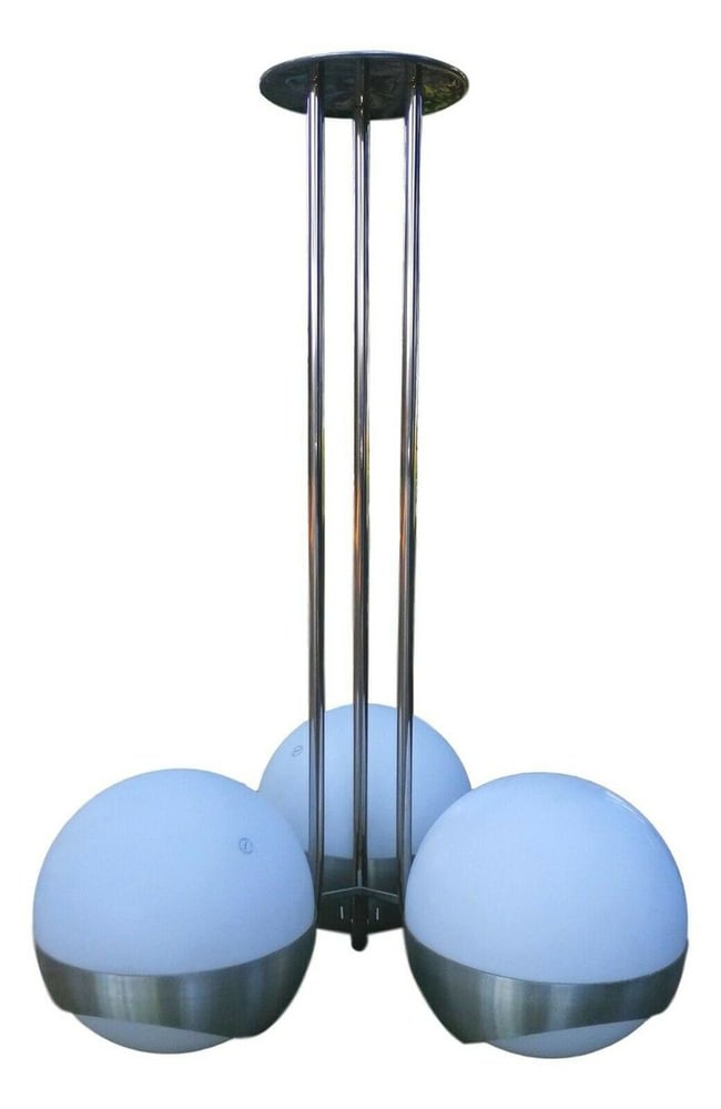 Space Age Ceiling Lamp from Lamperti, 1970s - 7