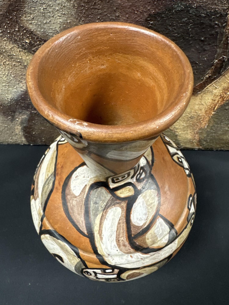 Art Brut Ceramic Vase by Odile Mandrette - 2