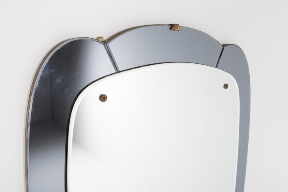 Mid-Century Italian Mirror from Crystal Art, 1960s - 6