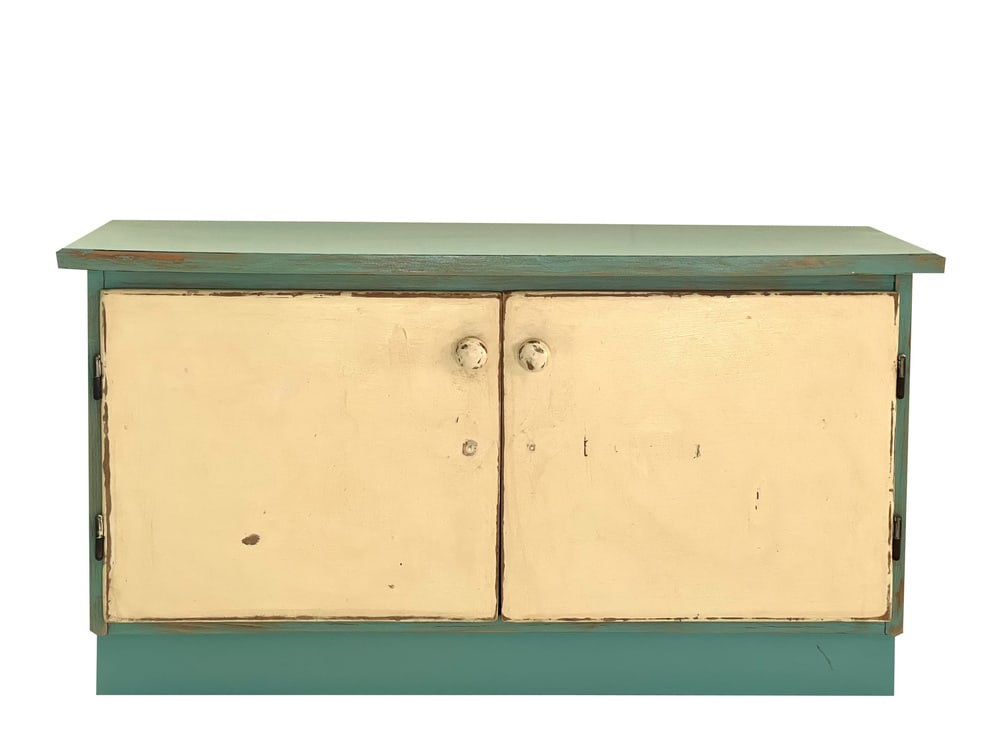 Vintage Czech Pine Cabinet, 1950s: Country of Manufacture: Czech Republic Design Period: 1950 to 1959 Production Period: Unknown Detailed Condition: Good — This vintage/antique item may have some wear such as scratches and other