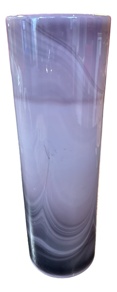 Large Glass Vase from Atelier Maure-Viel, 1970: Country of Manufacture: France Design Period: 1960 to 1969 Production Period: 1970 to 1979 Detailed Condition: Excellent — This vintage/antique piece is in near original condition. It may show m