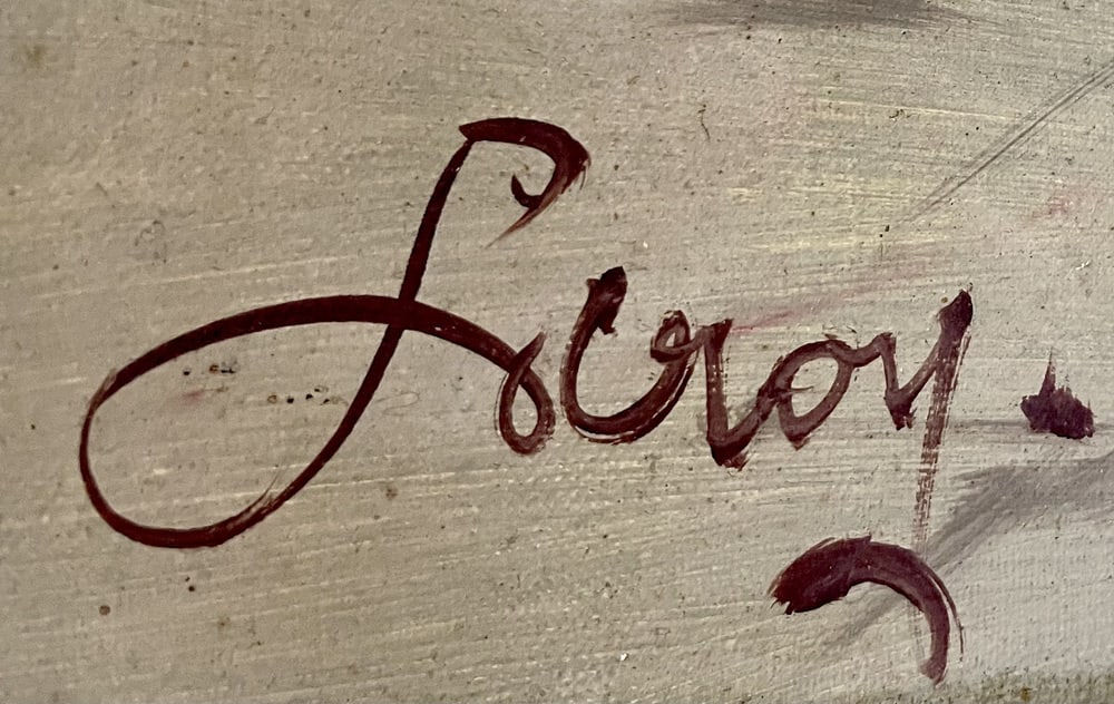 Leroy, 1890s, Oil on Canvas, Framed - 7