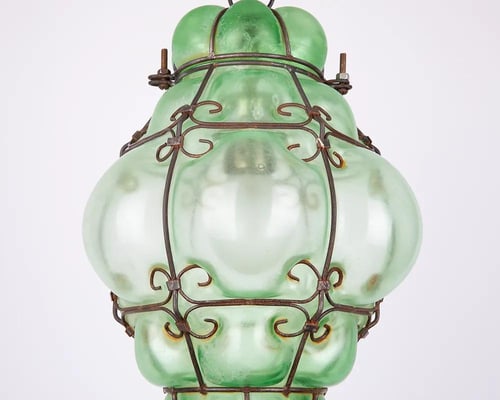 Venetian Murano Style Glass Pendant Light, 1960s - 11