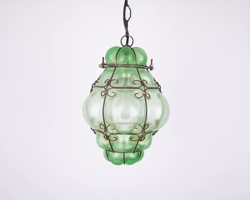 Venetian Murano Style Glass Pendant Light, 1960s - 14