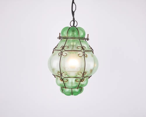 Venetian Murano Style Glass Pendant Light, 1960s - 5
