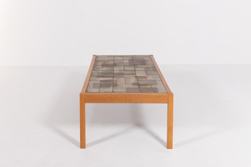Danish Ceramic Top Coffee Table from Sallingboe - 3