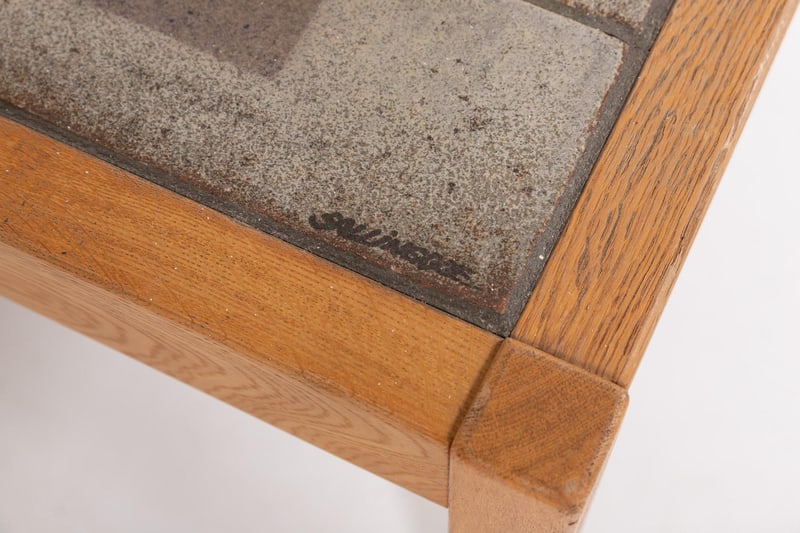 Danish Ceramic Top Coffee Table from Sallingboe - 8