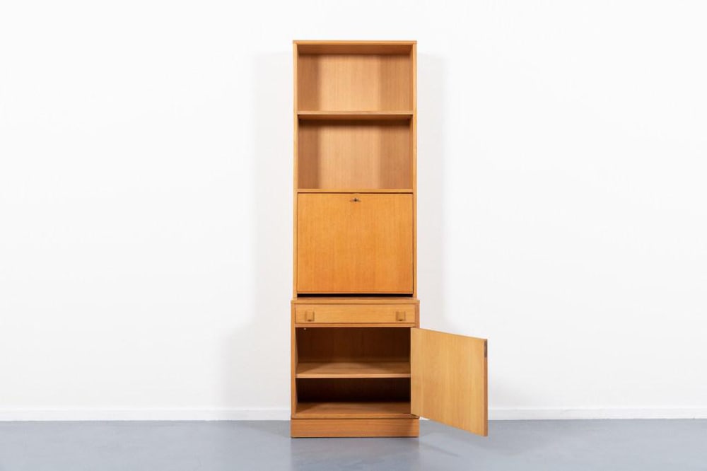 Vintage Swedish Oak Bar Cabinet, 1970s - 6