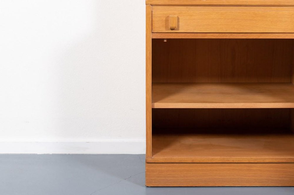 Vintage Swedish Oak Bar Cabinet, 1970s - 7