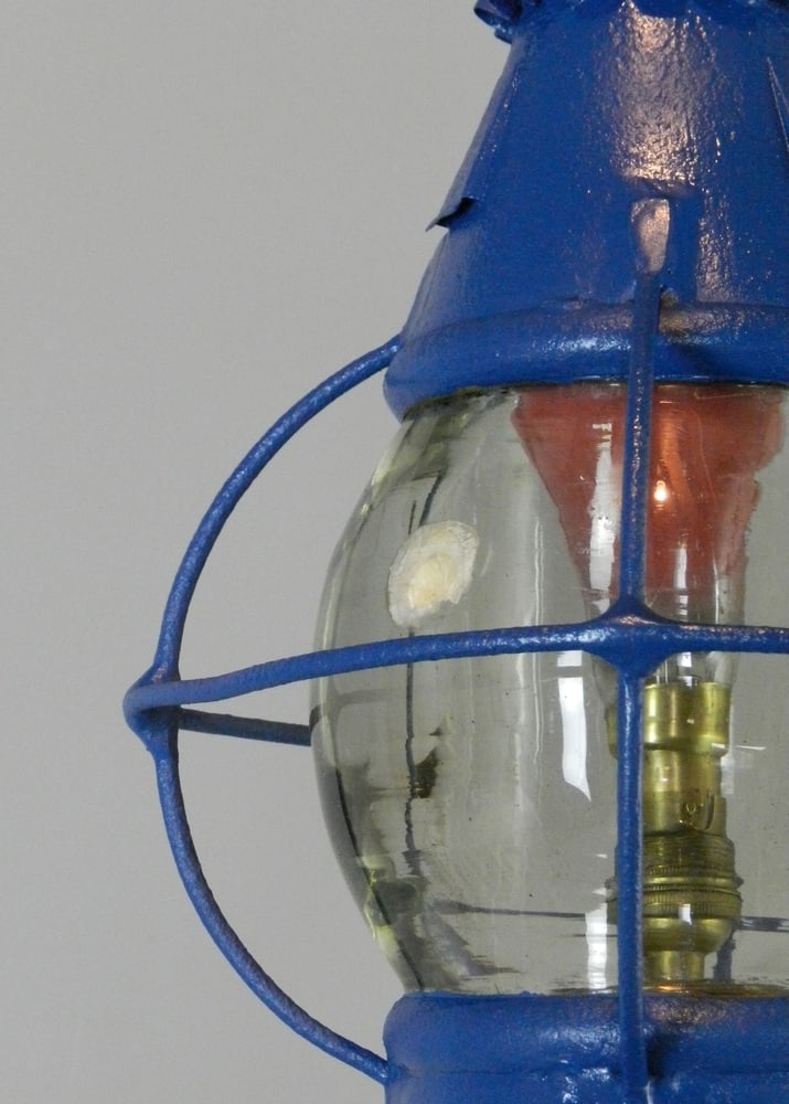 Antique Globe Ship's Lantern - 10