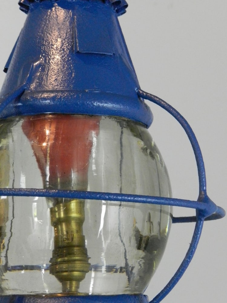 Antique Globe Ship's Lantern - 7