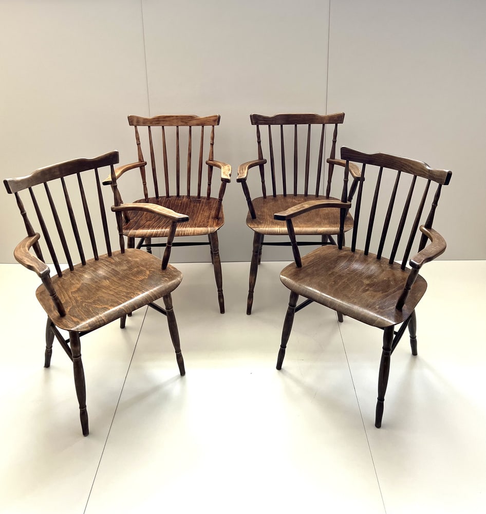 Vintage Dining Chairs from Ton, 1960s, Set of 4 - 4