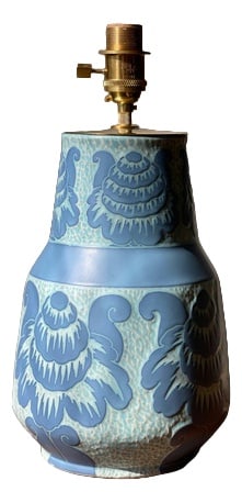 Table Lamp by Josef Ekberg for Gustavsberg, 1890s (1 of 20)