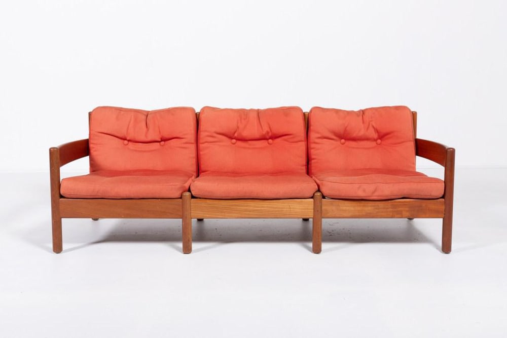 Vintage Scandinavian Sofa, 1980s - 10