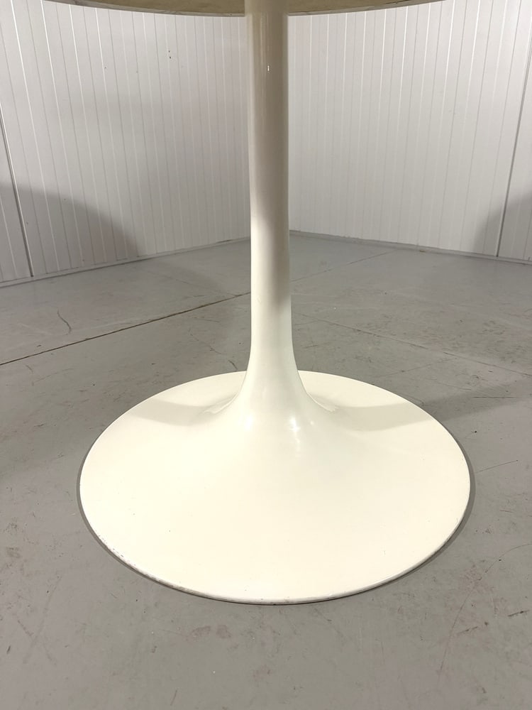 Round Marble Dining Table with Tulip Foot, 1960s - 4