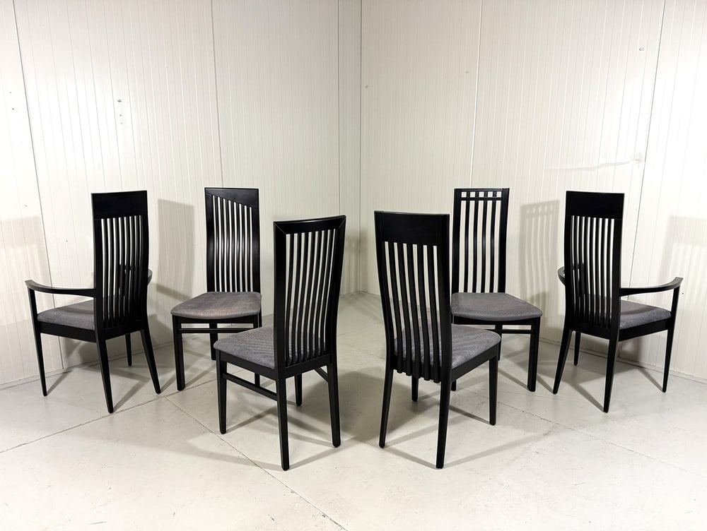 Chairs by Bandelow for Tonon, 1980s, Set of 6 - 14