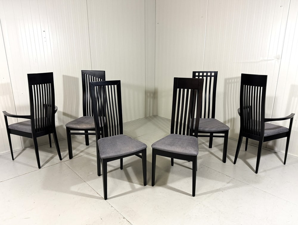 Chairs by Bandelow for Tonon, 1980s, Set of 6 - 7