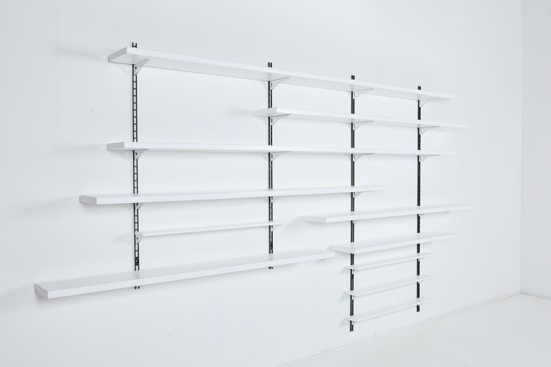 Modern Modular Wall Shelving System, Italy, 1960s - 8