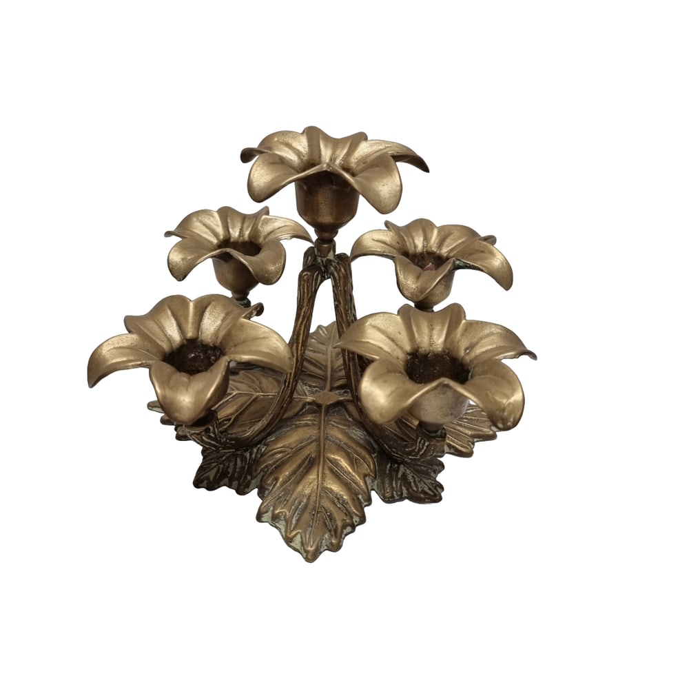 Mid-Century Five-Arm Flower Candlestick, 1950s - 2