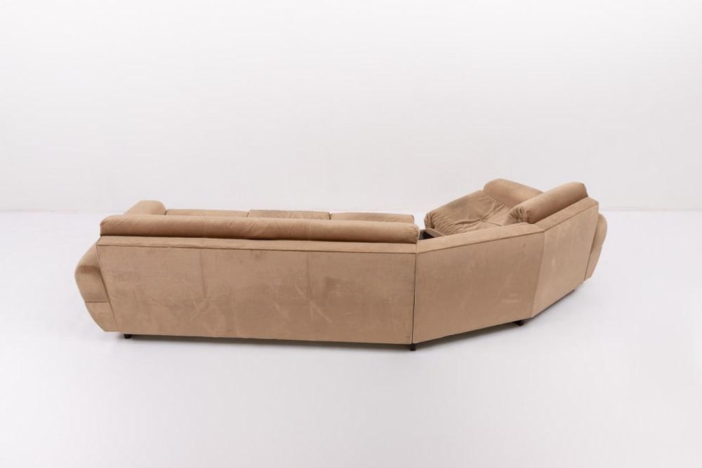 Italian Curved Sofa, 1960s - 7