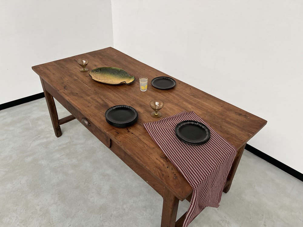 Work Table in Cherry and Acacia, 1930s - 8