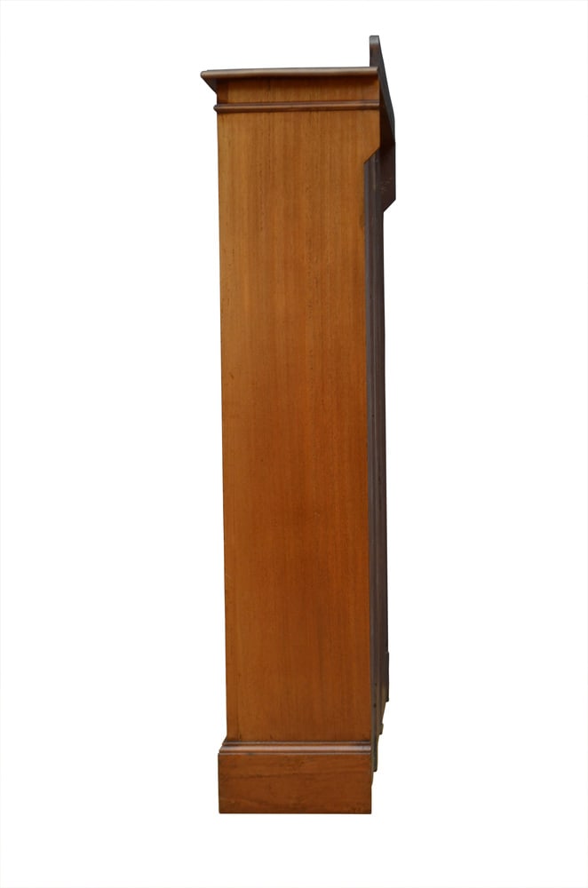 Edwardian Walnut Open Bookcase, 1900 - 13