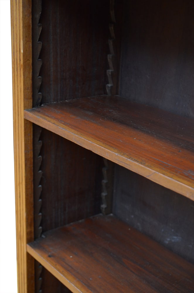 Edwardian Walnut Open Bookcase, 1900 - 5