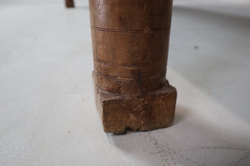 Indonesian Hand-Carved Teak Dining Table - 3