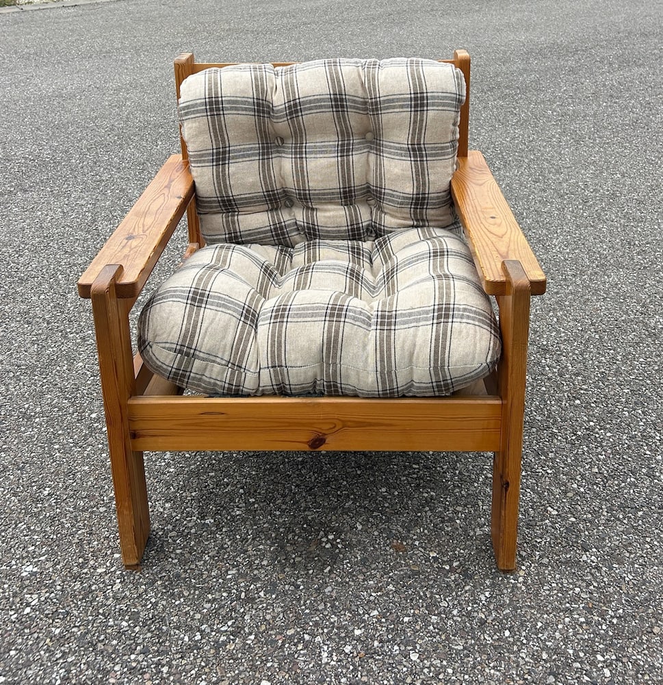 Brutalist Armchair, 1970s - 4