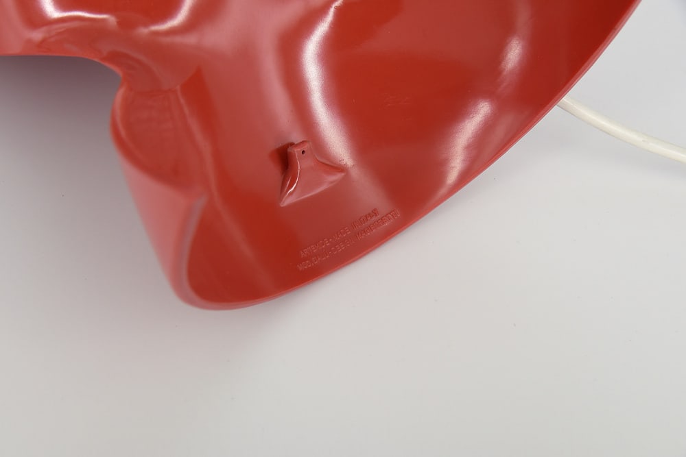 Red Dalù Table Lamp for Artemide, 1960s - 10