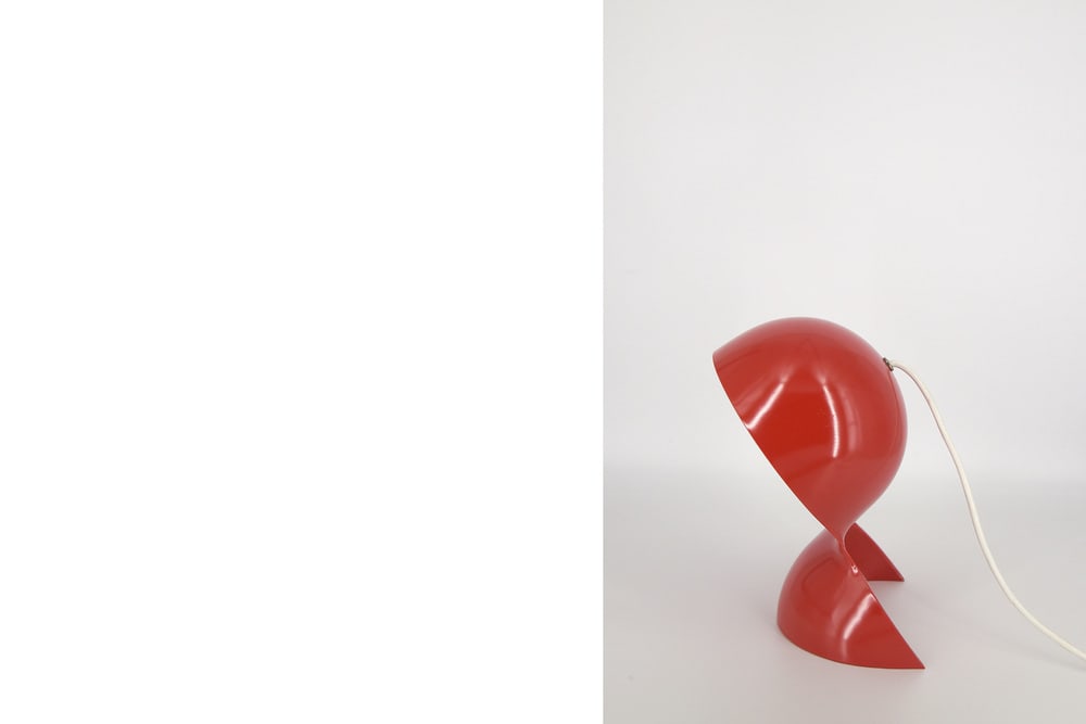Red Dalù Table Lamp for Artemide, 1960s - 15